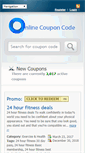Mobile Screenshot of onlinecouponcode.us