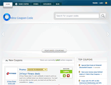Tablet Screenshot of onlinecouponcode.us